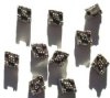10 10mm Antique Sil...